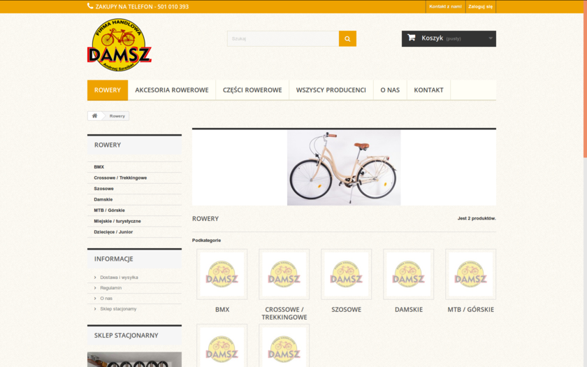 Damsz - sklep rowerowy