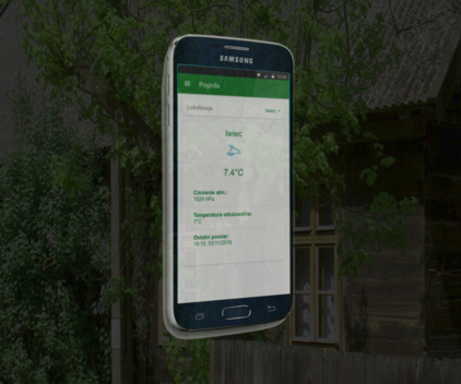 Mobile tourism guide app for Tuchola Forest area
